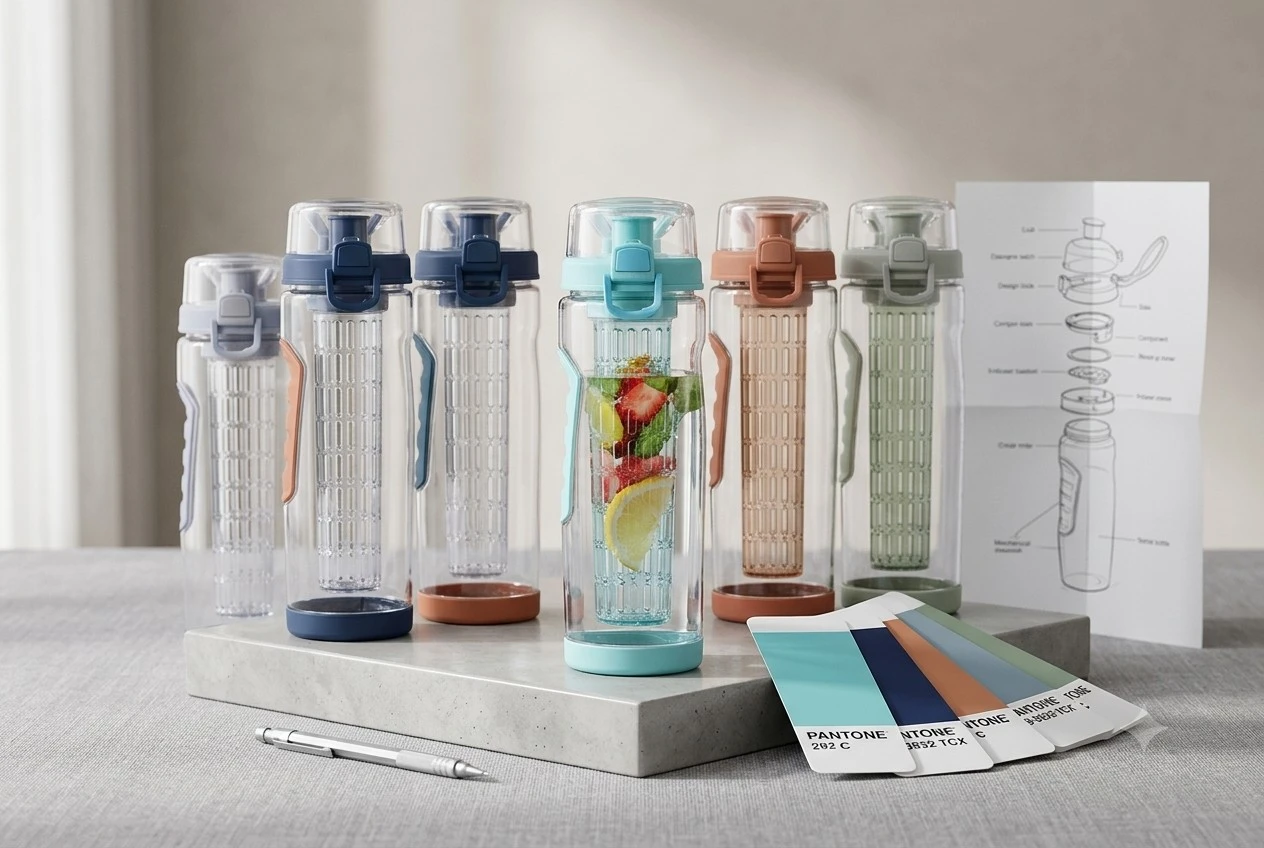 Plastic Infuser Water Bottle Plastic Infuser Water Bottle